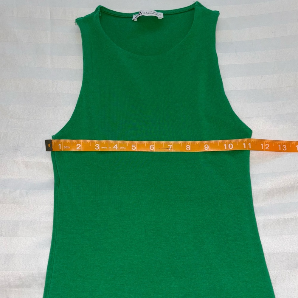 Zara Green Bodycon Dress - Picture 5 of 6